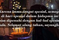 Ucapan Ulang Tahun untuk Pacar yang Tidak Alay terbaru