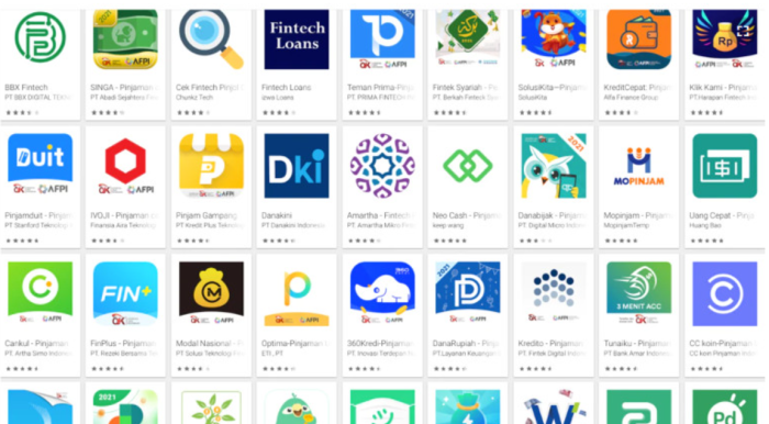 Daftar Aplikasi Pinjaman Online yang Terdaftar di OJK