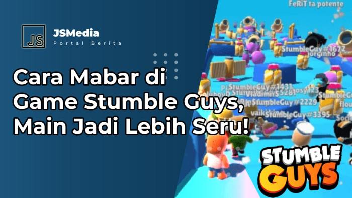 Cara Mabar dengan Teman di Game Stumble Guys Multiplayer