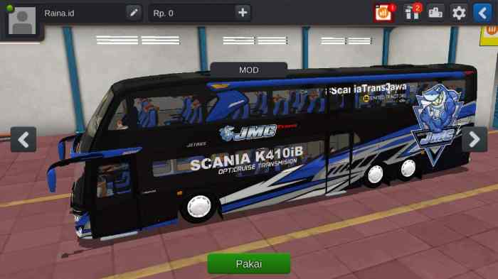 Mode Bermain dalam Game Mod BUSSID