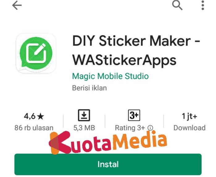 Aplikasi Pembuat Stiker WhatsApp Gratis Terbaik 2024 terbaru