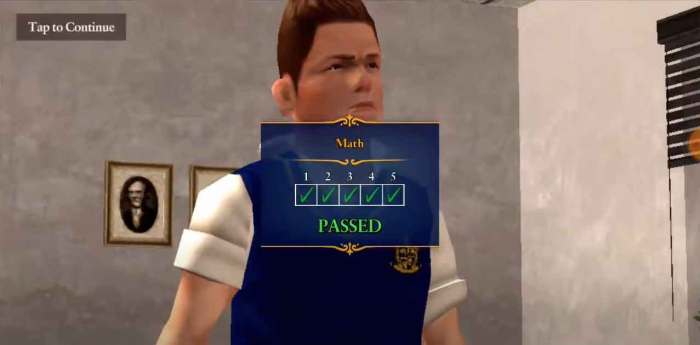 Jawaban Matematika Game Bully 1-5 Android dan PS2 terbaru