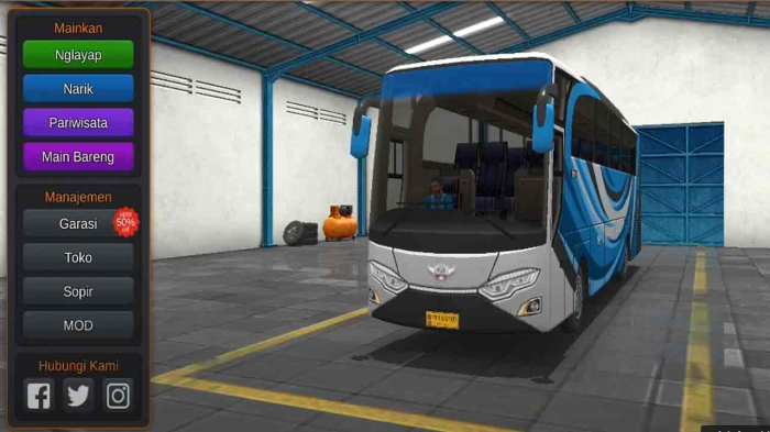 Cara Pasang Klakson Basuri di Bus Simulator Indonesia Versi 3.7.1