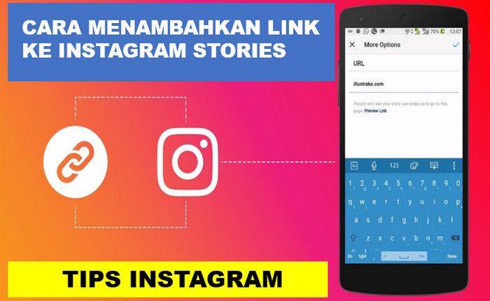 Cara Berbagi Link Tautan di Instagram ke Postingan dan Story IG