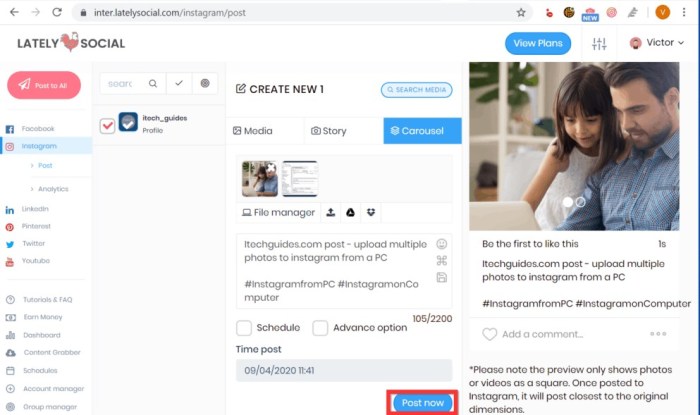 Cara Upload Banyak Foto di Instagram terbaru sekaligus darmawan postingan menampilkan maka mengupload sebaiknya bisa