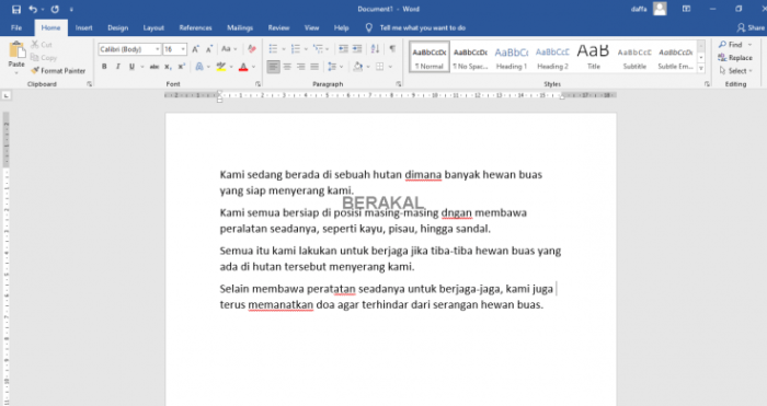 typo mengecek otomatis secara