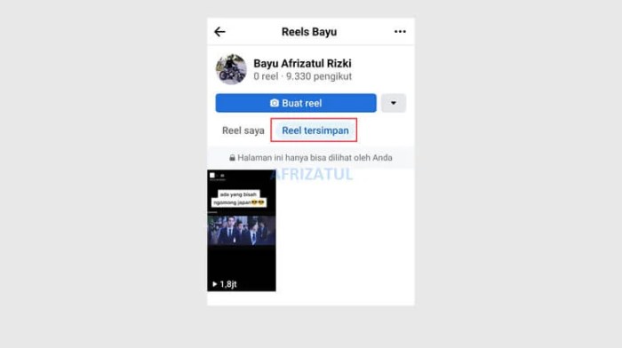 Cara Simpan Video Reels Facebook ke Galeri Tanpa Aplikasi terbaru
