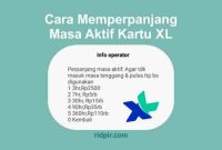 Cara Menambah Masa Aktif Kartu XL, Hingga Seumur Hidup terbaru
