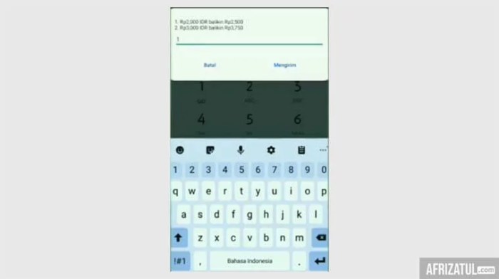 Cara Pinjam Pulsa 3 Lewat SMS dan Aplikasi Bimatri pulsa pinjam