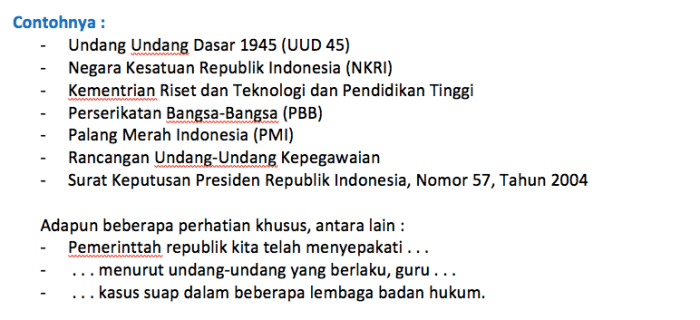 Contoh Penggunaan Huruf Kapital yang Benar dalam Kalimat