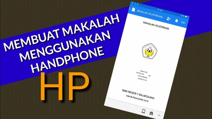7 Cara Mudah Bikin Makalah di HP dengan Aplikasi Microsoft Word